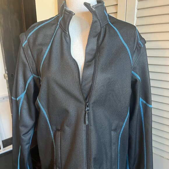 Freeze Out Thermal Protection Mens Medium Moto Jacket Full Zip Detach Sleeves - Picture 1 of 12